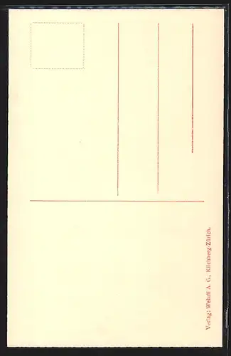 AK Zug, Ansicht vom Kapuzinerturm