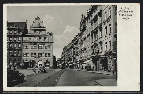 AK Leipzig, Messamt mit Katharinenstrasse