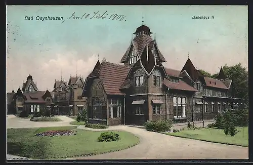 AK Bad Oeynhausen, Ansicht vom Badehaus II