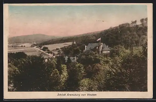 AK Arensburg, Schloss von Westen