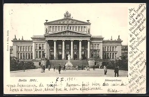 AK Berlin, Partie vor dem Schauspielhaus