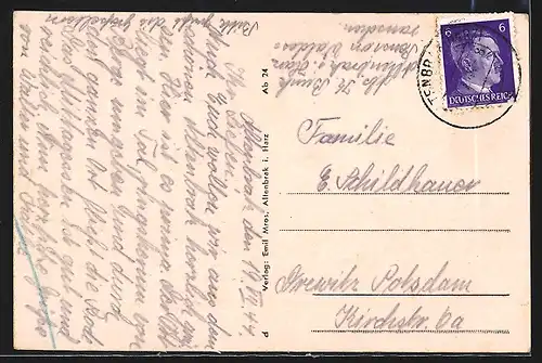 AK Altenbrak /Harz, Rolandseck