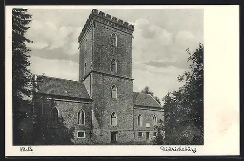 AK Melle, Blick auf die Dietrichsburg