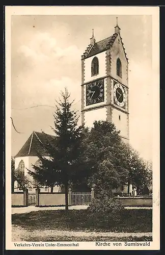 AK Sumiswald, Blick auf die Kirche