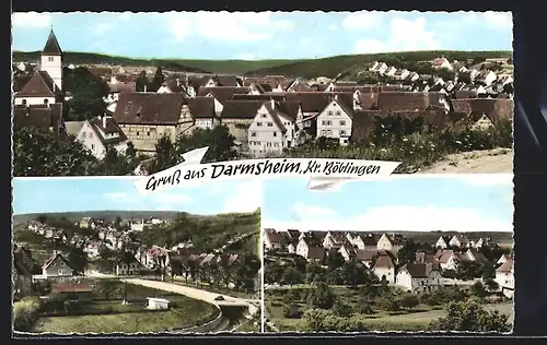AK Darmsheim, Ortsansichten
