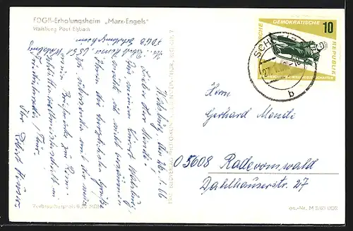 AK Etzbach-Walsburg, FDGB-Erholungsheim Marx-Engels