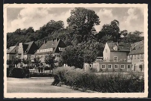 AK Bad Berggiesshübel, Café Kühn