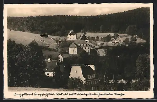 AK Berggiesshübel, Blick auf das Neubaugebäude Gersdorfer Strasse