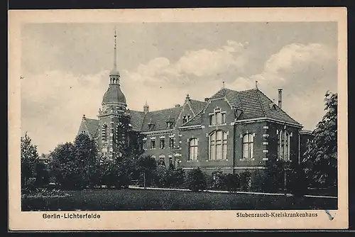 AK Berlin-Lichterfelde, Stubenrauch-Kreiskrankenhaus