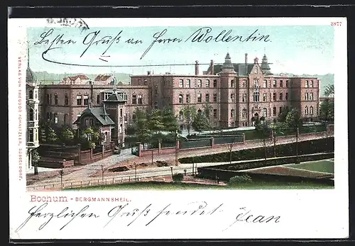 AK Bochum, Strassenpartie und Bergmannsheil