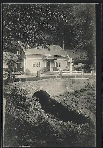 AK Oberhof, Sterngrundhaus an d. Strasse Zella-St. Bl.