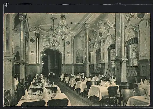 AK Berlin, Berliner Saal in den Weinstuben Kempinski