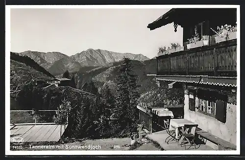 AK Tanneralm, Gasthof mit Sonnwendjoch