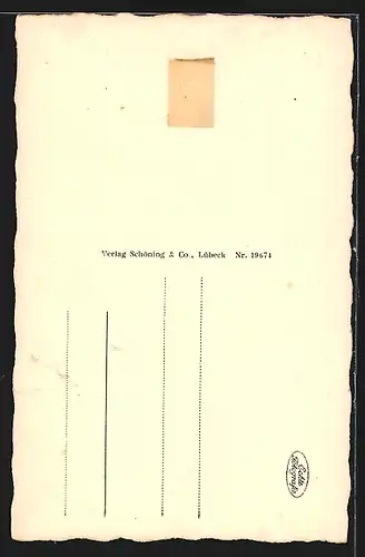 AK Einbeck i. Hann, Strasse Langebrücke mit Gasthof