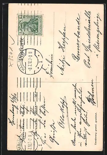 AK Weesenstein, Ortspartie, Passepartout