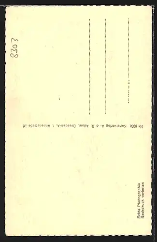 AK Berggiesshübel, Gedenkstein für die Opfer der Hochwasserkatastrophe 1927