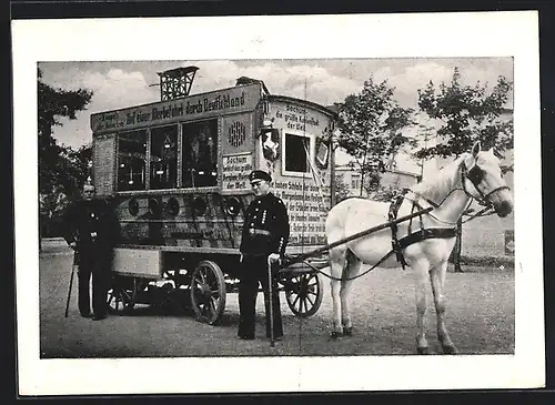 AK Bergmänner auf einer Werbefahrt durch Deutschland, Expedition