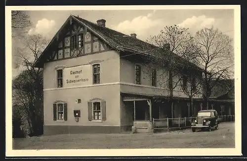 AK Vitzenburg /Nebra, Gasthof zum Schweizerhaus