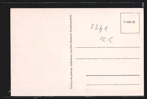 AK Grossneuhausen, Bäckerei und Materialwaren H. Patschke, Weibl. R.A.D. Lager, Kirche