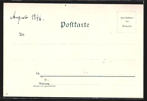 Lithographie Staffelstein, Rathaus, Vierzehnheiligen, Schloss Banz