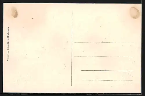 AK Mellrichstadt, Panorama vom Berg aus