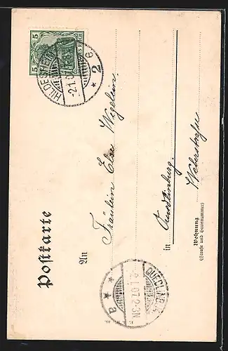 AK Alt-Hildesheim, Godehardikirche, Gross-Venedig, Marktplatz