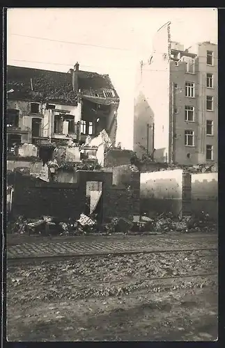 AK Middelkerke, Zerstörte Ortspartie