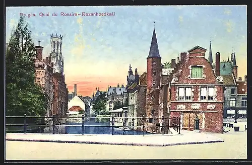 AK Bruges, Quai du Rosaire