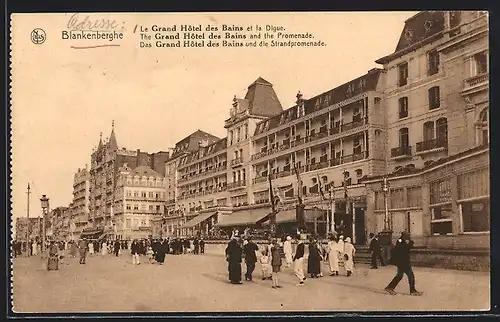 AK Blankenberghe, Le Grand Hotel des Bains et la Digue