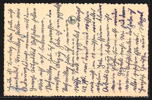 AK Blankenberghe, Schiff Juliette 2 in Fahrt