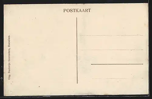 AK Roeselare, Oostraat, Strassenpartie mit Geschäften