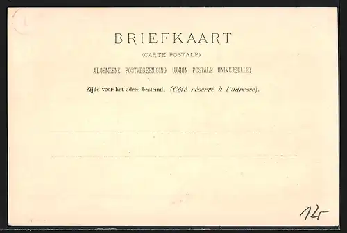 Lithographie Amsterdam, Dam en Beurf, Prins Hendrik Kade en St. Nicolaaskerk
