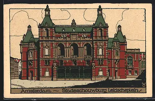 AK Amsterdam, Stadsschouwburg Leidscheplein