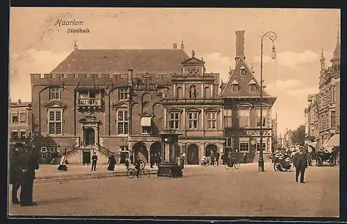AK Haarlem, Stadhuis mit Wettersäule