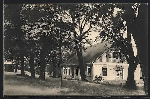 AK Herlany, Státní lázne v Herlanech u Kosic, Lázenský park s budovou správy lázní