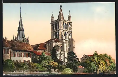 AK Lausanne, La Cathédrale