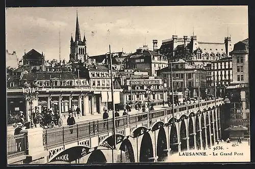 AK Lausanne, le Grand Pont