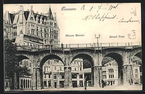AK Lausanne, Maison Mercier, Grand Pont