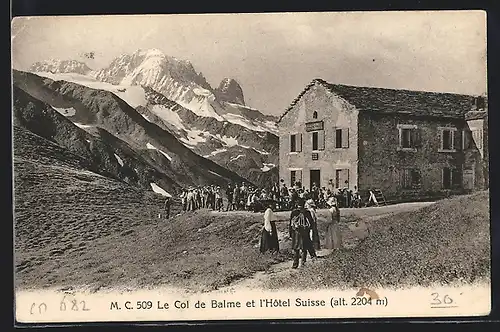 AK La Forclaz, Le Col de Balme et l`Hotel Suisse