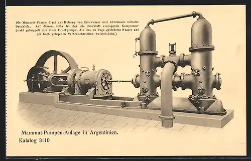 AK Mammut-Pumpen-Anlage der Borsigwerke in Argentinien