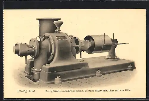AK Borsig-Niederuck-Kreiselpumpe, Borsigwerke