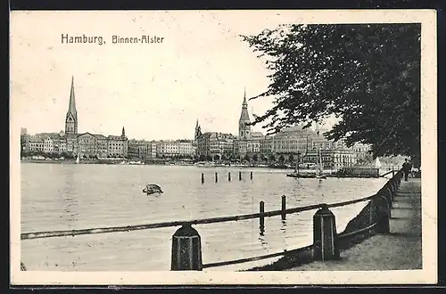 AK Hamburg, An der Binnen-Alster