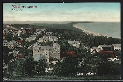 AK Göhren /Ostsee, Ortsansicht vom Nordpeerd aus