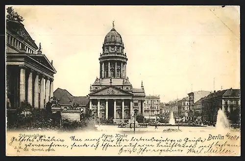 AK Berlin, Blick auf das Schauspielhaus