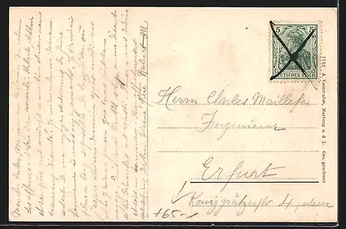 AK Bebra, Blick vom Bahnhof, Bahnhof