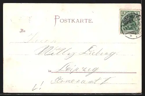 Lithographie Hamburg-Neustadt, Alter und neuer Jungfernstieg