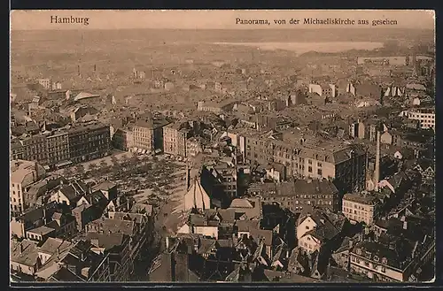 AK Hamburg-Neustadt, Panorama von der Michaeliskirche aus gesehen