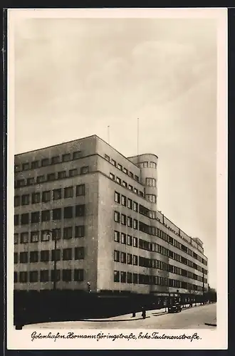 AK Gotenhafen, Hermann Göringstrasse, Ecke Teutonenstrasse