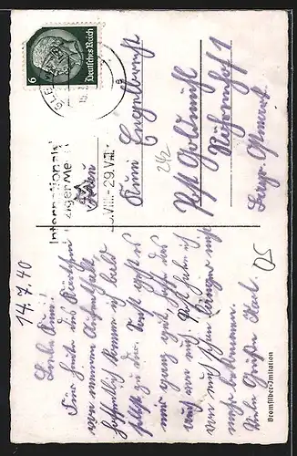 AK Gleiwitz, Wilhelmstr. Ecke Wilde Klodnitz, Haus Oberschlesien mit Strassenbahn