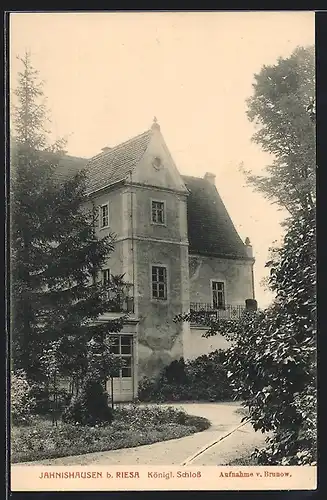 AK Jahnishausen b. Riesa, Königliches Schloss